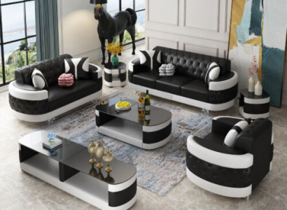 Modern Luxus Sofagarnitur 3+2+1 Sitzer Set Design Sofa Polster Couchen Couch Neu